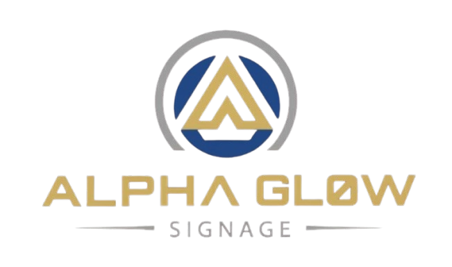 Alpha Glow Signage Logo